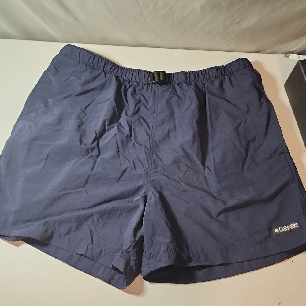 Columbia Navy Blue Active Shorts - Picture 1 of 7